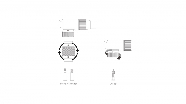 Насос напольный Birzman Tiny Tanker Helix