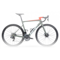 Велосипед BMC Teammachine SLR01 ONE Dura Ace Di2 Disc Cosmic SL 32 Gray/White/Red (2022)