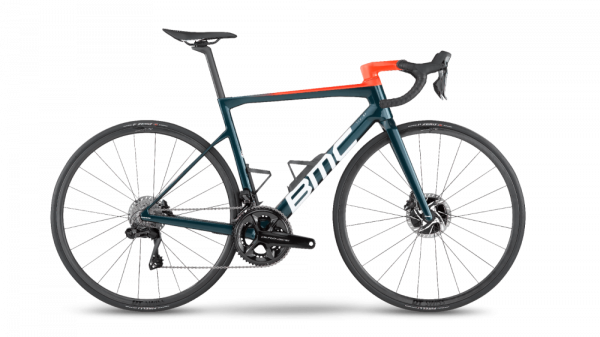 Велосипед BMC Teammachine SLR01 ONE Dura Ace Di2 Disc Cosmic SL 32 Petrol/Red (2022)