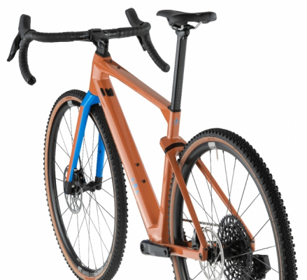Велосипед BMC URS 01 THREE Rival AXS Eagle Sausage/Metallic Blue (2022)