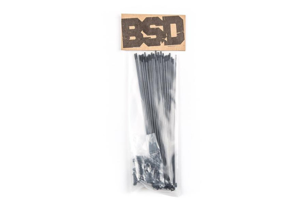Спицы BSD Butted Black 190