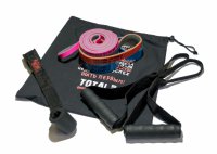 Набор Original Fit.Tools из трех двуцветных эспандеров с аксессуарами в сумке