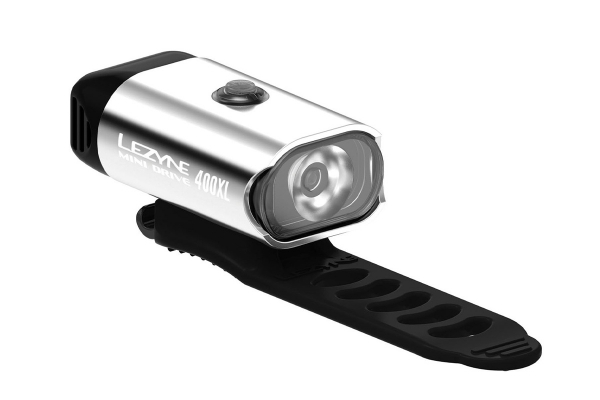 Велофонарь Lezyne Mini Drive 400XL, передний / Серебристый