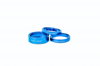 Комплект рулевых колец Cane Creek Interlock Spacer Kit Blue