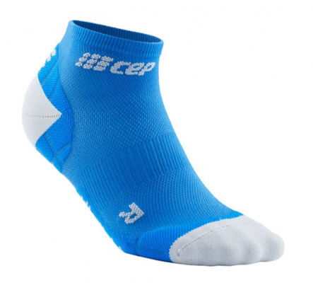 Женские ультралегкие спортивные компрессионные носки CEP Ultralight Low Cut Socks / Синий