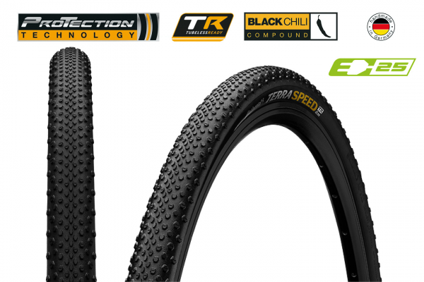 Покрышка 700x40 mm CONTINENTAL Terra Speed ProTection foldable 3/180Tpi 440 гр.