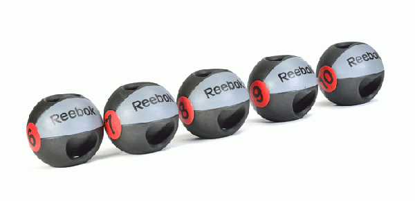 Медицинский мяч Reebok с рукоятками, 9 кг