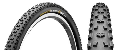 Покрышка CONTINENTAL Mountain King II 2.2 RS, 27.5 x 2.2, чёрная борт-кевлар