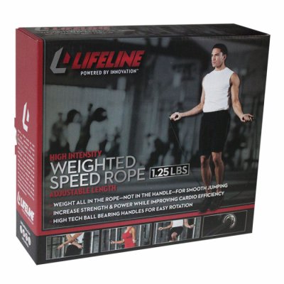 Скакалка с утяжеленным тросом Lifeline 567 гр (1,25 lbs)