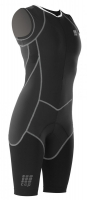Женский компрессионный стартовый костюм для триатлона CEP TriSuit / Черный C52W-5