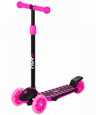 Самокат  RIDEX  3D Spike (120/100 мм), розовый