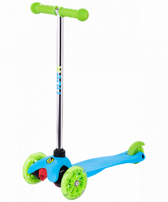 Самокат  RIDEX  3D Zippy 2.0 (120/80 мм), голубой