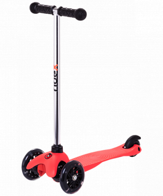 Самокат  RIDEX  3D Zippy 2.0 (120/80 мм), красный