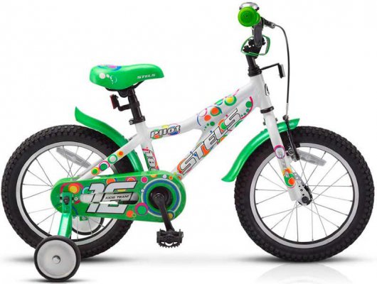 Велосипед Stels Pilot 180 ALU (2018) бело-зеленый