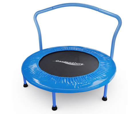 Батут с поручнем DFC Gardenature 36'' синий