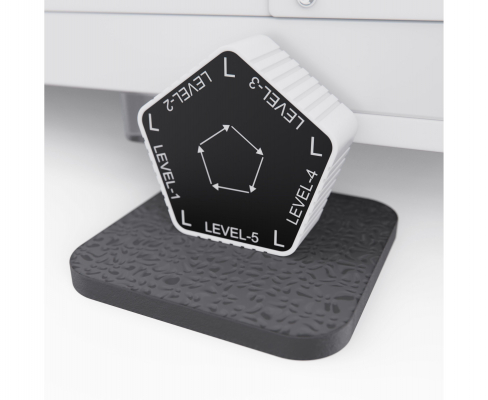 Беговая дорожка DFC T-JK с изменяемым углом наклона, белая