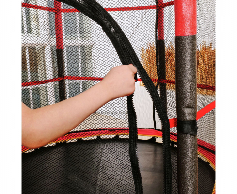 Батут детский DFC TRAMPOLINE-RED 55" с сеткой