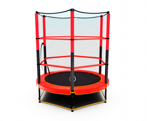 Батут детский DFC TRAMPOLINE-RED 55" с сеткой