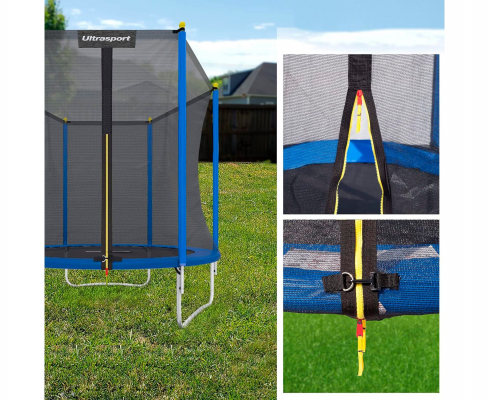 Батут DFC ULTRASPORT 6 ft с защитной сеткой