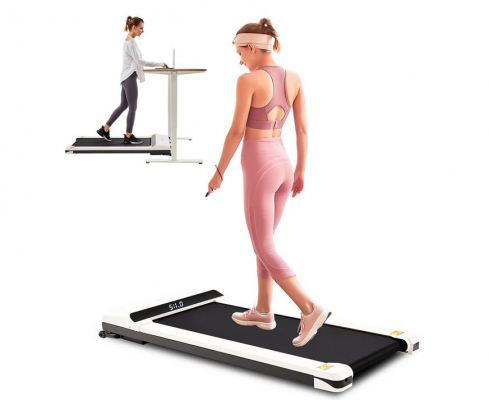 Компактная беговая дорожка DFC UMAY, белая