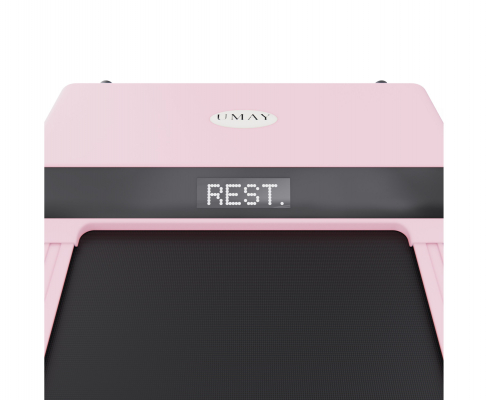 Компактная беговая дорожка DFC UMAY, розовая