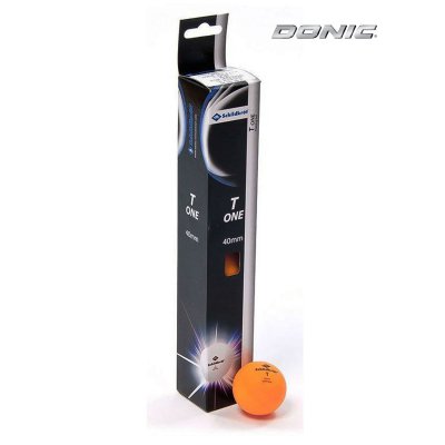 Мяч для настольного теннис Donic T-ONE, оранжевый (6 шт)