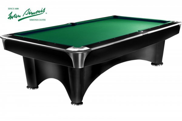 Бильярдный стол для пула Weekend Billiard Company "Dynamic III" 8 ф (черный с отливом)