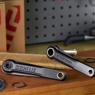Шатуны E THIRTEEN Helix Cranks 165x73mm Black