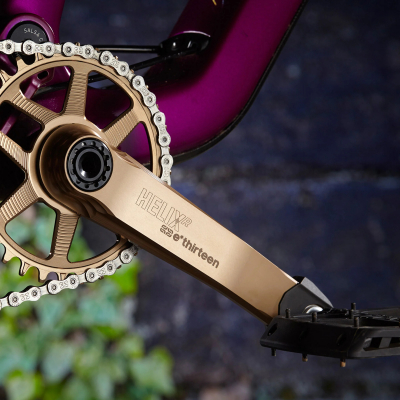 Шатуны E THIRTEEN Helix R Cranks 170x73mm Bronze