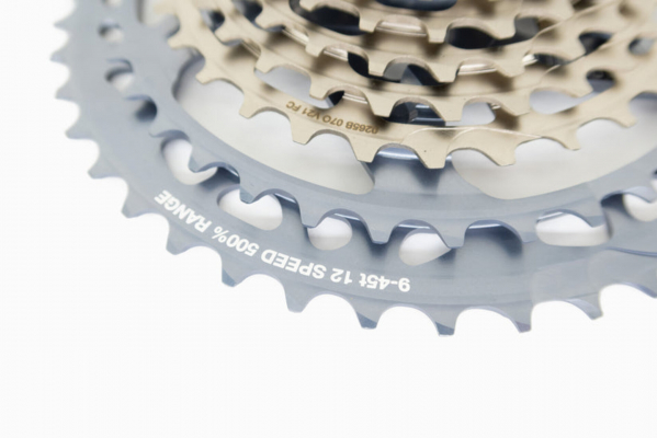 Кассета E THIRTEEN Helix Race Cassette 9-45t 12-speed Grey