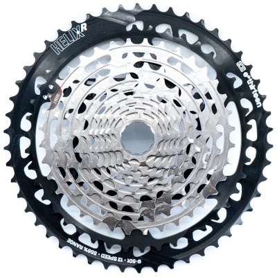 Кассета E THIRTEEN Helix Race Cassette 9-50t 12-speed Nickel Grey
