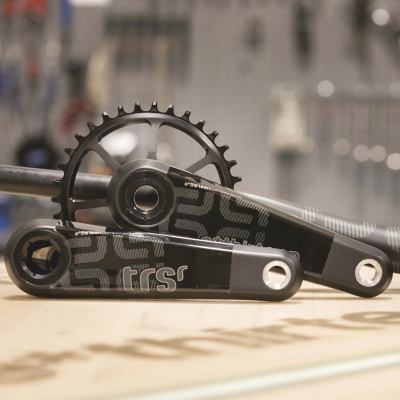 Шатуны E THIRTEEN TRS Race Carbon Cranks 165x73mm Black