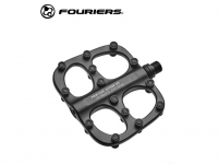 Педали FOURIERS 100х125мм, промподш, 28 сменных soft шипа