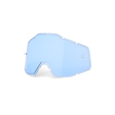 Линза 100% Racecraft/Accuri/Strata Anti-Fog Injected Blue 