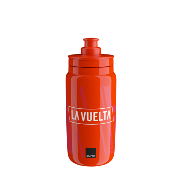 Фляга велосипедная Elite Fly VUELTA, пластик, 550 мл, красный