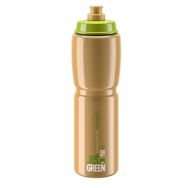 Фляга велосипедная Elite JET GREEN, 950 мл, коричневый