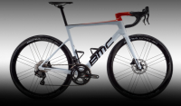 Велосипед BMC Teammachine SLR 01 TWO DURA ACE DI2 DISC COSMIC SL32 Белый/черный/красный (2023)