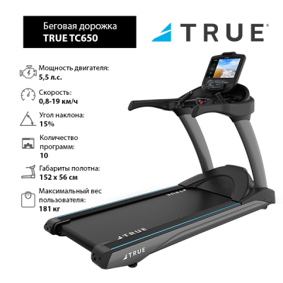 Беговая дорожка TRUE TC650 + консоль Envision16