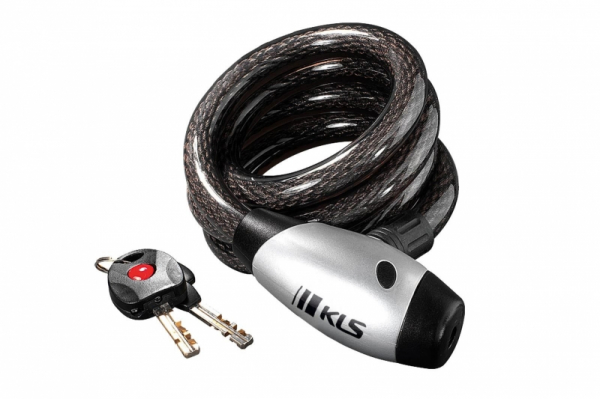 KELLYS Замок тросовый KLS Hardcoil 7ммх15ммх120см, ключ с подсветкой