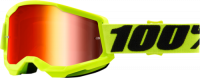 Очки 100% Strata 2 Goggle Yellow / Mirror Red Lens 