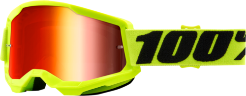 Очки 100% Strata 2 Goggle Yellow / Mirror Red Lens 