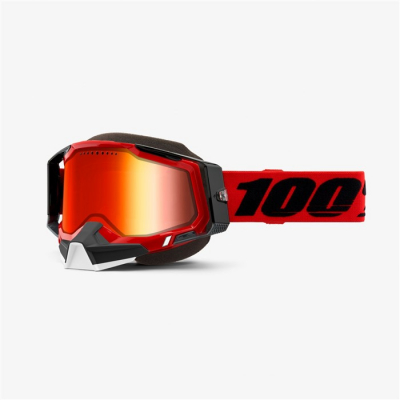 Очки 100% Racecraft 2 Snowmobile Goggle Red / Mirror Red Lens