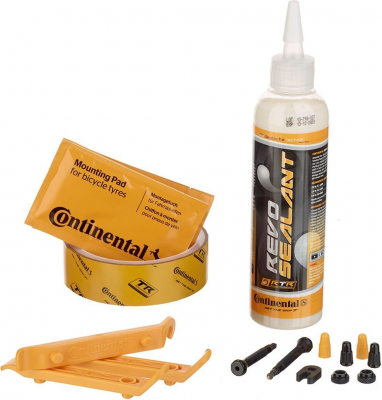 Бескамерный комплект для адаптации камерных покрышек CONTINENTAL Tubeless Ready Set 25мм.
