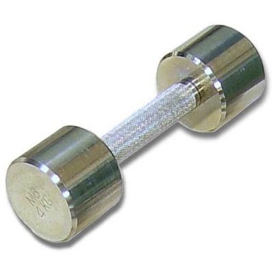Гантель хромированная для фитнеса Barbell 4 кг MB-FitM-4