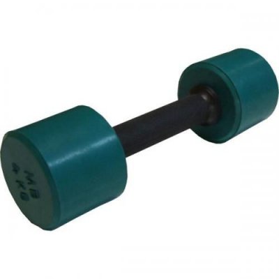 Гантель обрезиненная с обрезиненной ручкой Barbell 4 кг, цветная MB-FitC-4