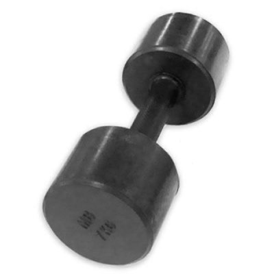 Гантель обрезиненная с обрезиненной ручкой Barbell MB-FitB-7