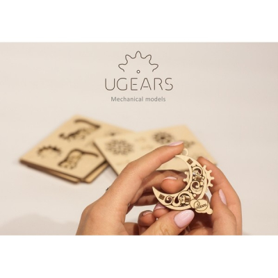 Сборная модель UGEARS Фиджет Рождественские. 4 шт.