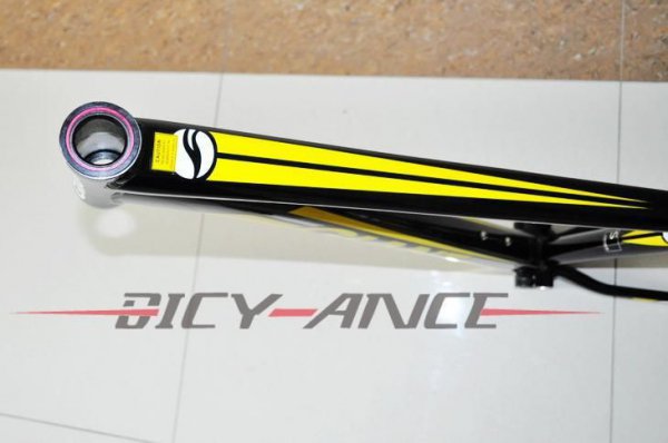 Алюминиевая рама для горного велосипеда Giant 2012XTC FR (mtb bike frame) 26*16/18inch (желтый-черный-белый)