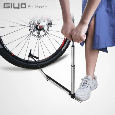 Насос GIYO GM-821 High-Performance Micro Floor Pump, металлический с манометром