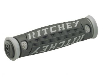 Грипсы RITCHEY MTN PRO TG6, 125 мм, кратон/гель, чёрно-серые с логотипом, в торг.упак.